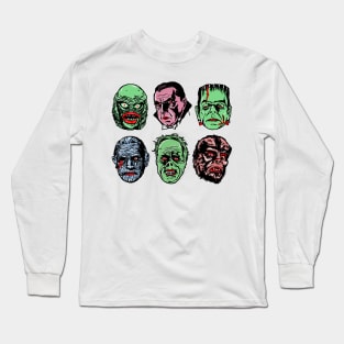 MANI-YACK Famous Movie Monsters Long Sleeve T-Shirt